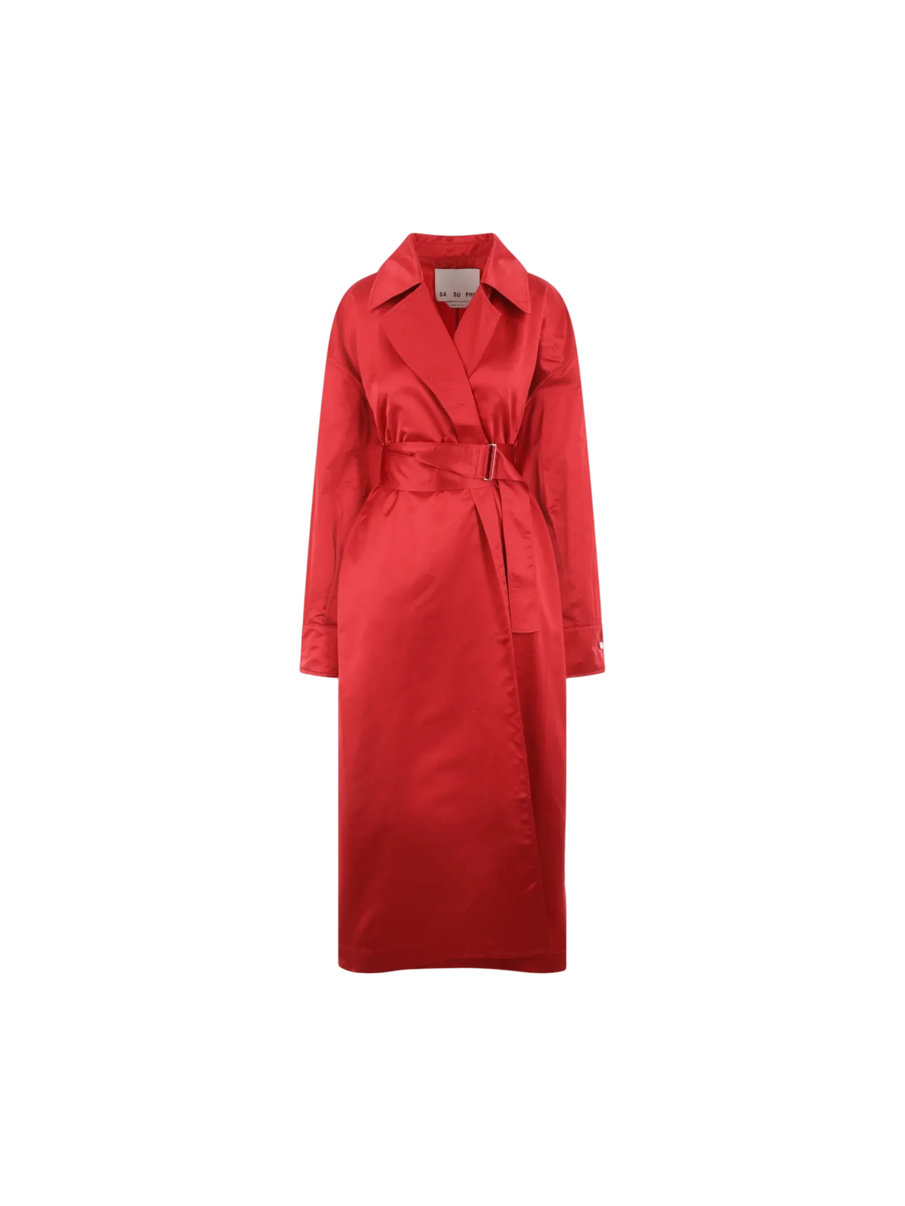 Duchesse Satin Trench Coat