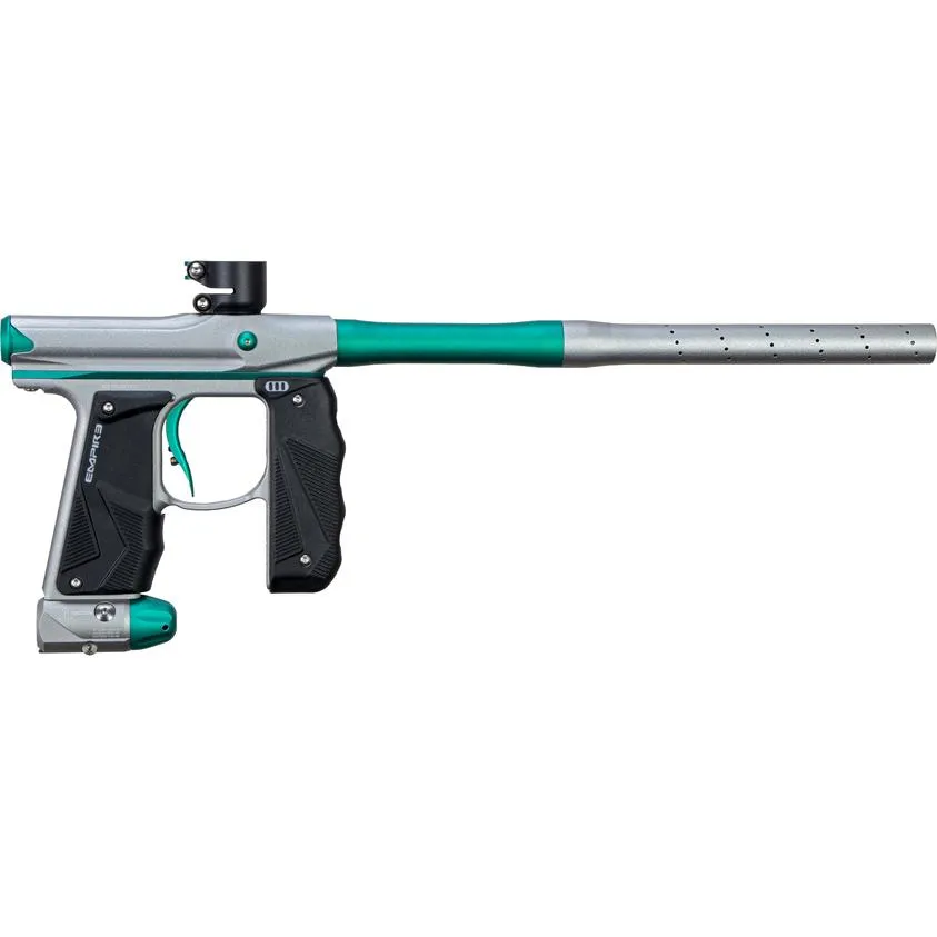 Empire Mini GS Paintball Gun w/ 2 Piece Barrel - Dust Grey / Teal