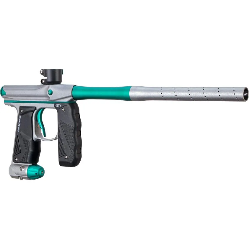 Empire Mini GS Paintball Gun w/ 2 Piece Barrel - Dust Grey / Teal