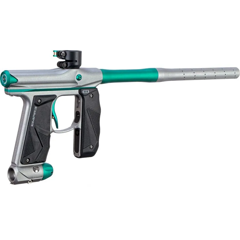 Empire Mini GS Paintball Gun w/ 2 Piece Barrel - Dust Grey / Teal