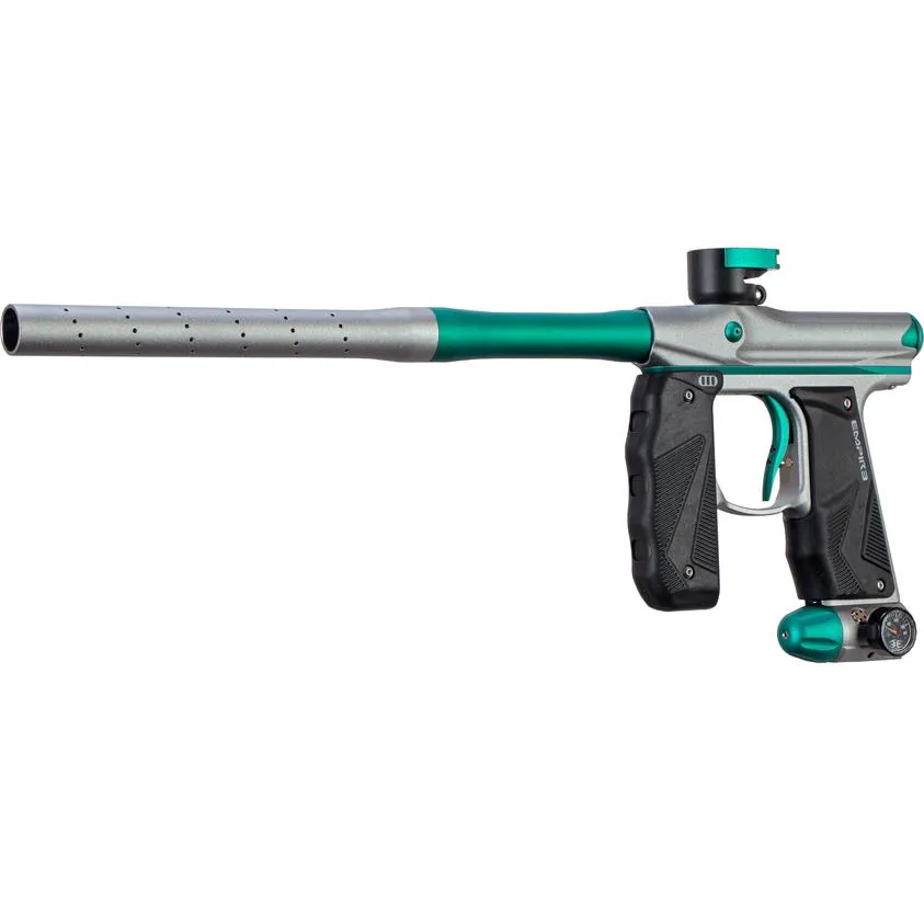 Empire Mini GS Paintball Gun w/ 2 Piece Barrel - Dust Grey / Teal