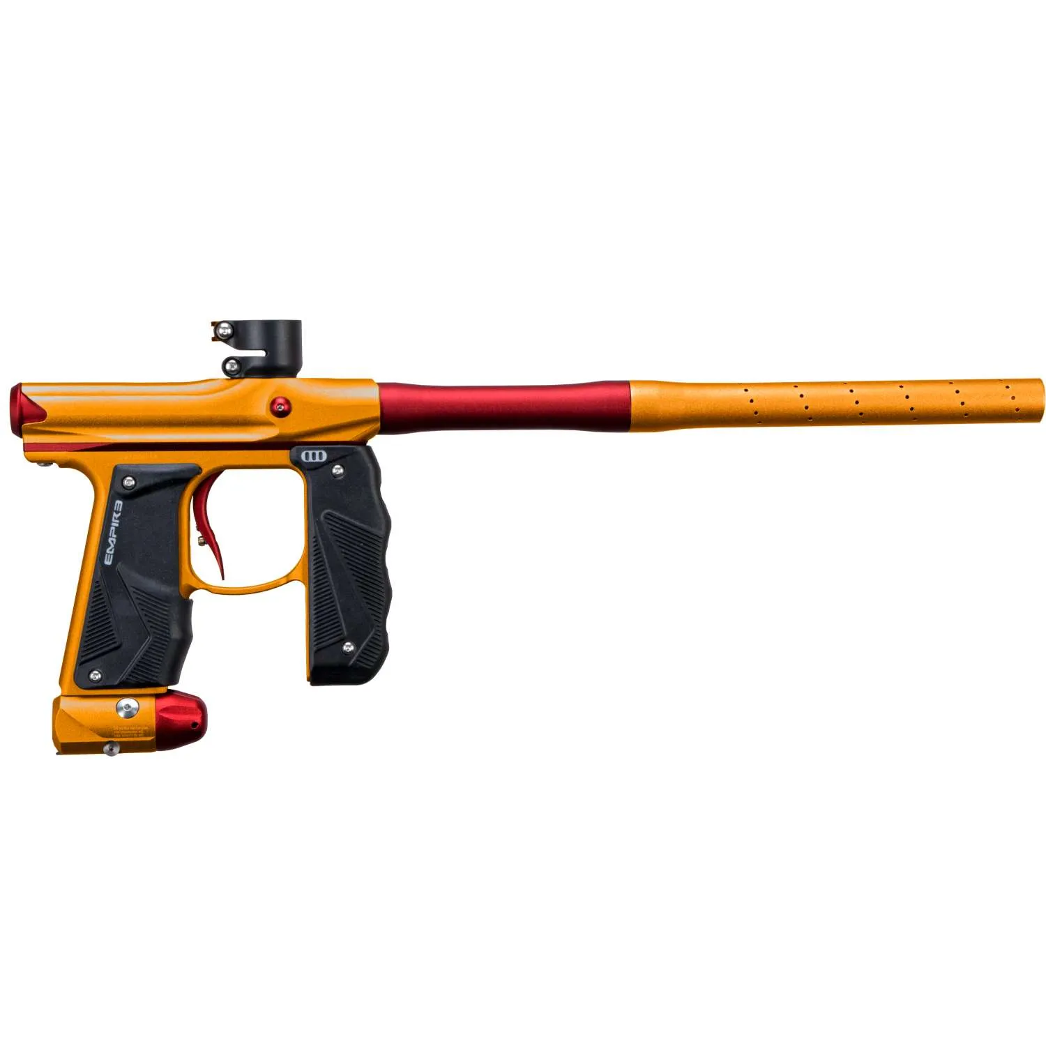 Empire Mini GS Paintball Gun w/ 2 Piece Barrel - Dust Orange / Dust Red