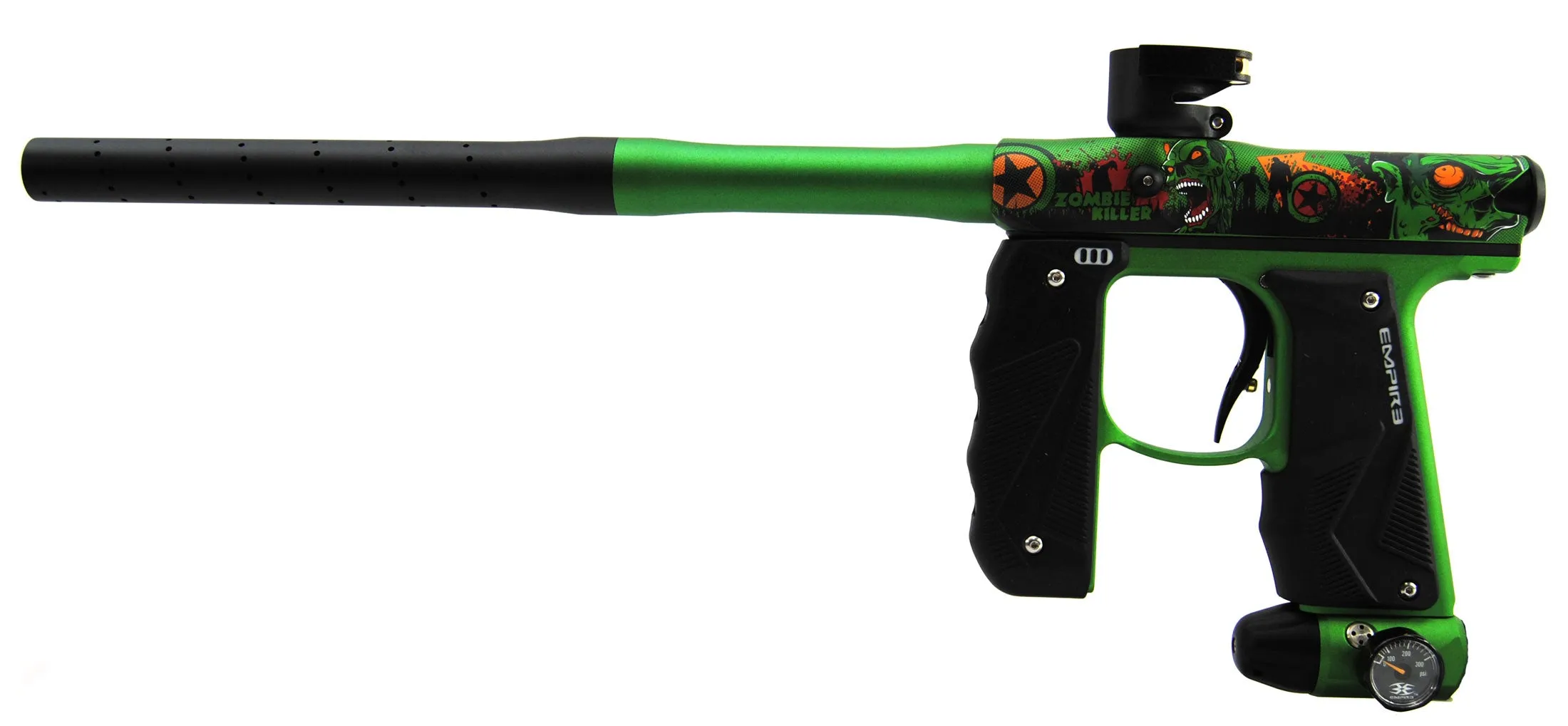 Empire Mini GS Paintball Gun w/ 2 Piece Barrel - Zombie Killer