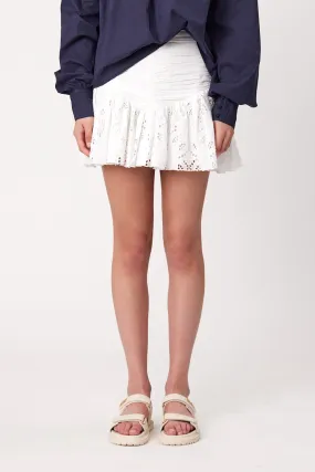 FREYA MINI SKIRT - IVORY