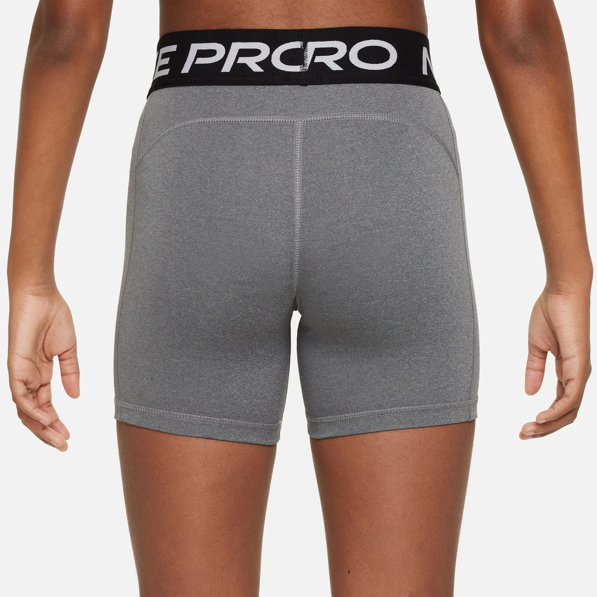 Girls Compression Shorts - Grey