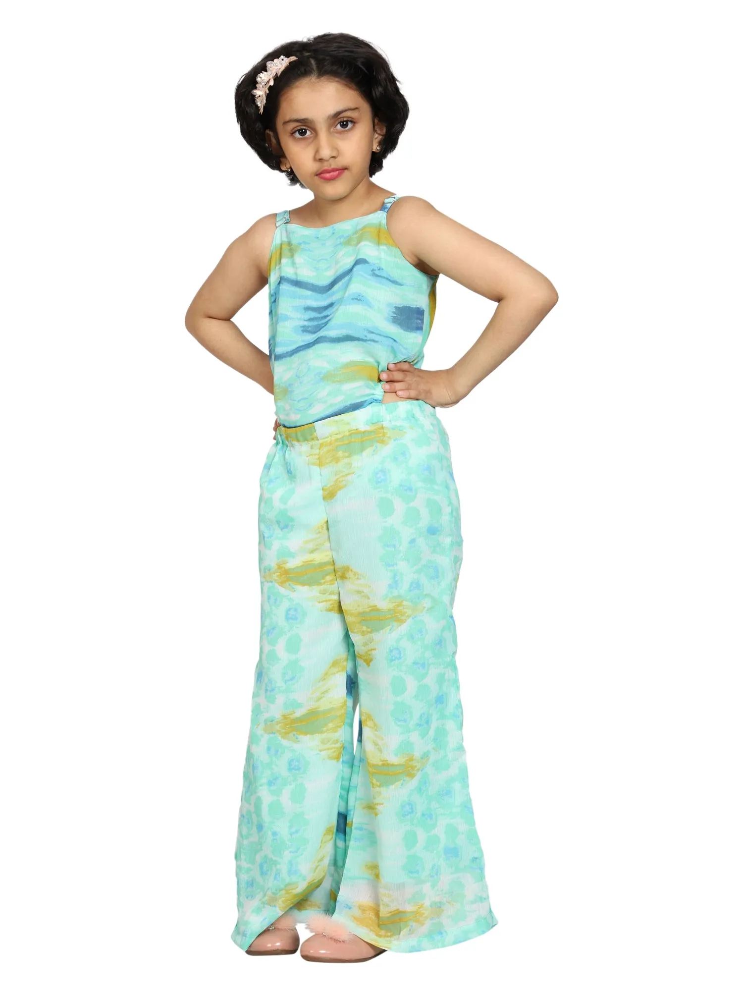 Girls Waist Cut Out full Length Jumpsuit