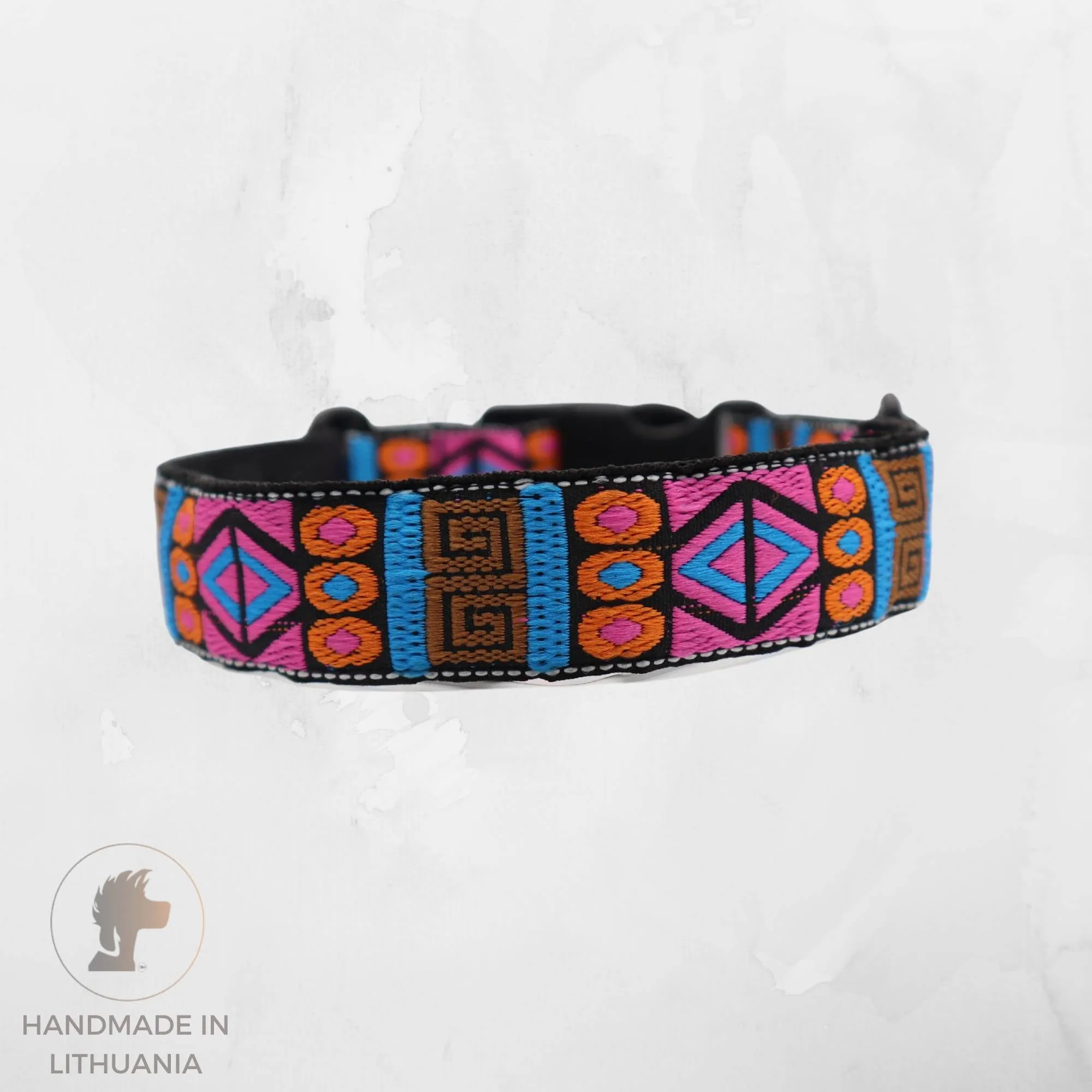 Handmade Dog Collar | Cleopatra | Width: 25 - 30 mm