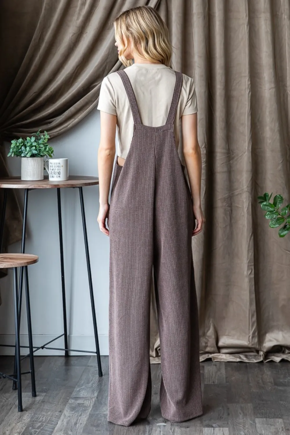 Heimish Front Pocket Sleeveless Jumpsuit