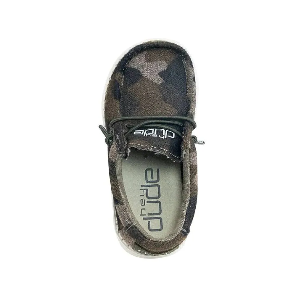 Hey Dude Wally Toddler Linen Camo