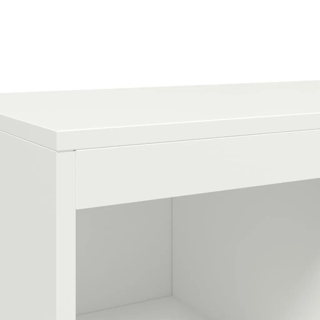 Highboard White 68.5x39x111.5 cm Cold-rolled Steel