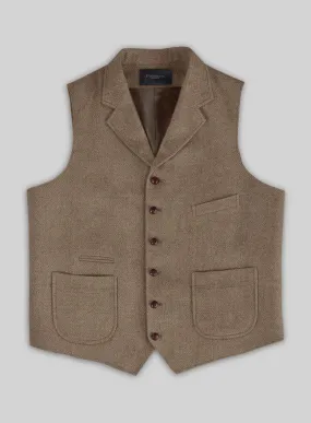 Highlander Light Tobacco Tweed Hunting Vest