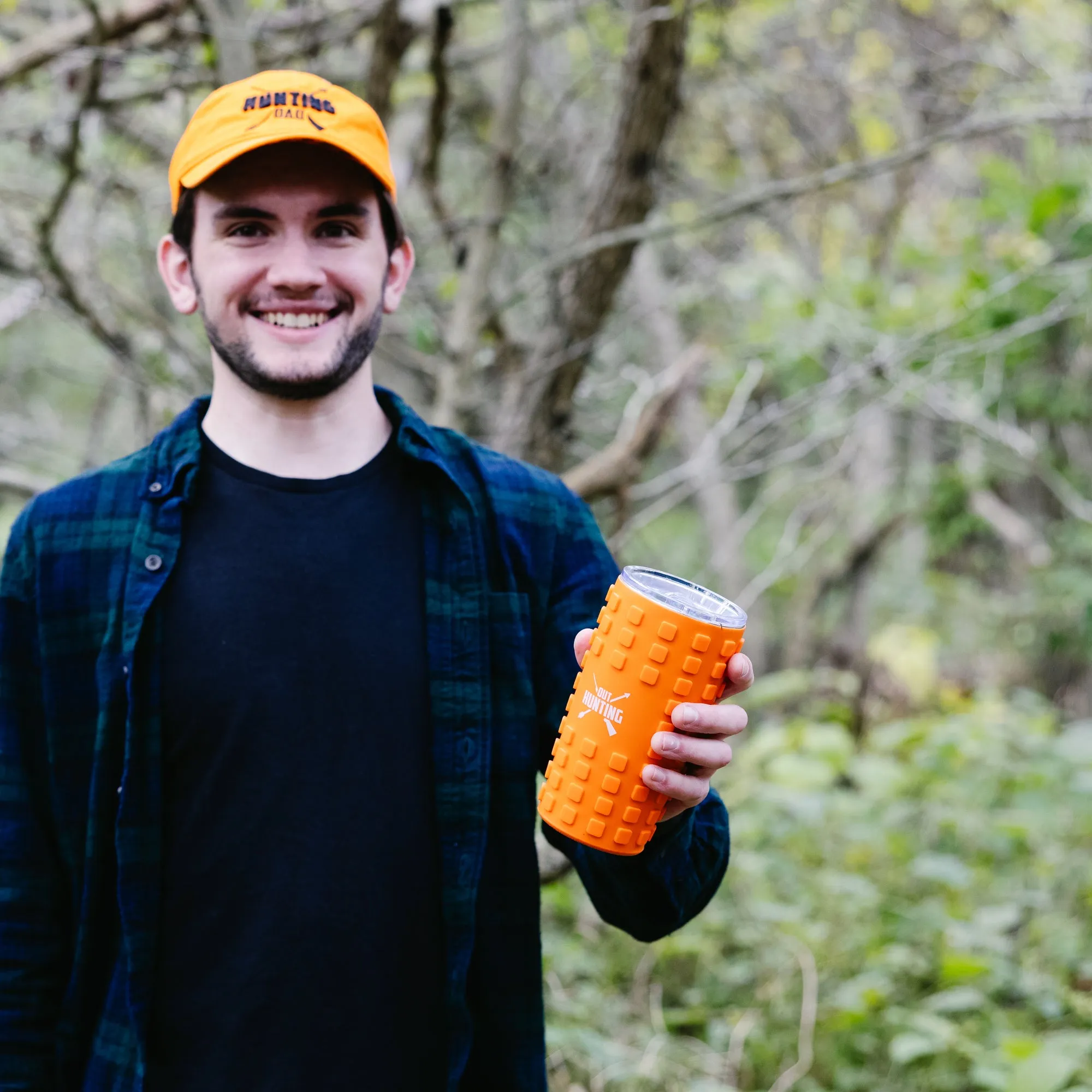 Hunting Dad Orange Adjustable Hat