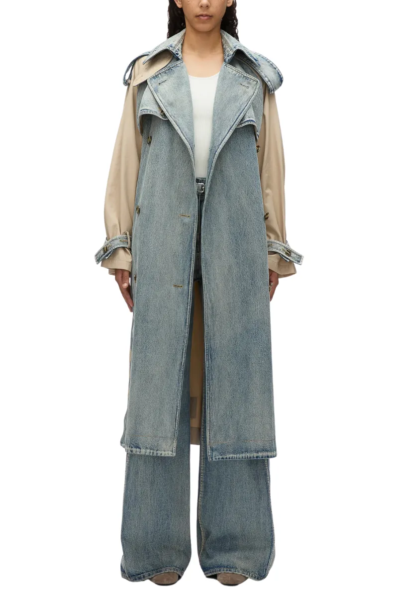 Hybrid Denim Trench