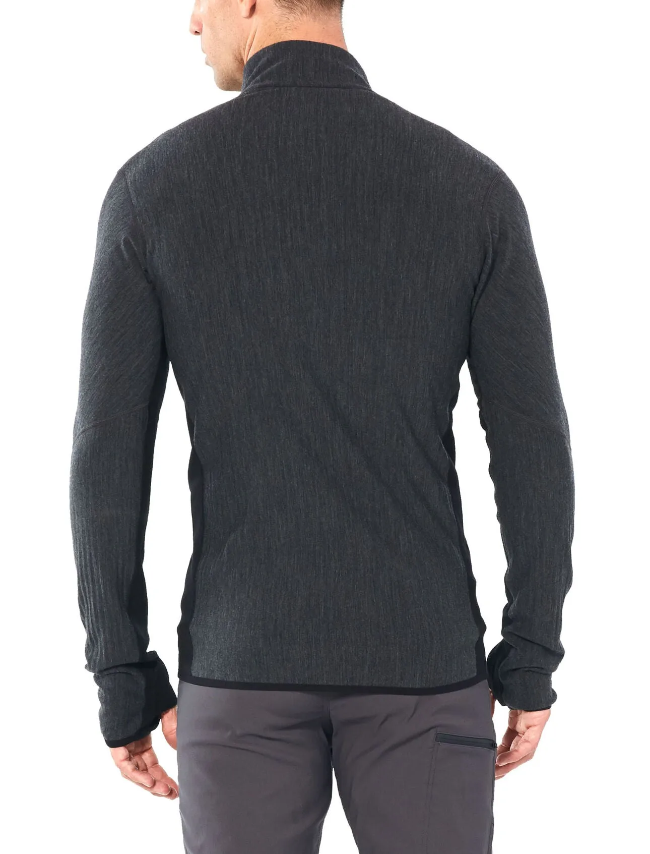 Icebreaker Mens Descender Long Sleeve Zip