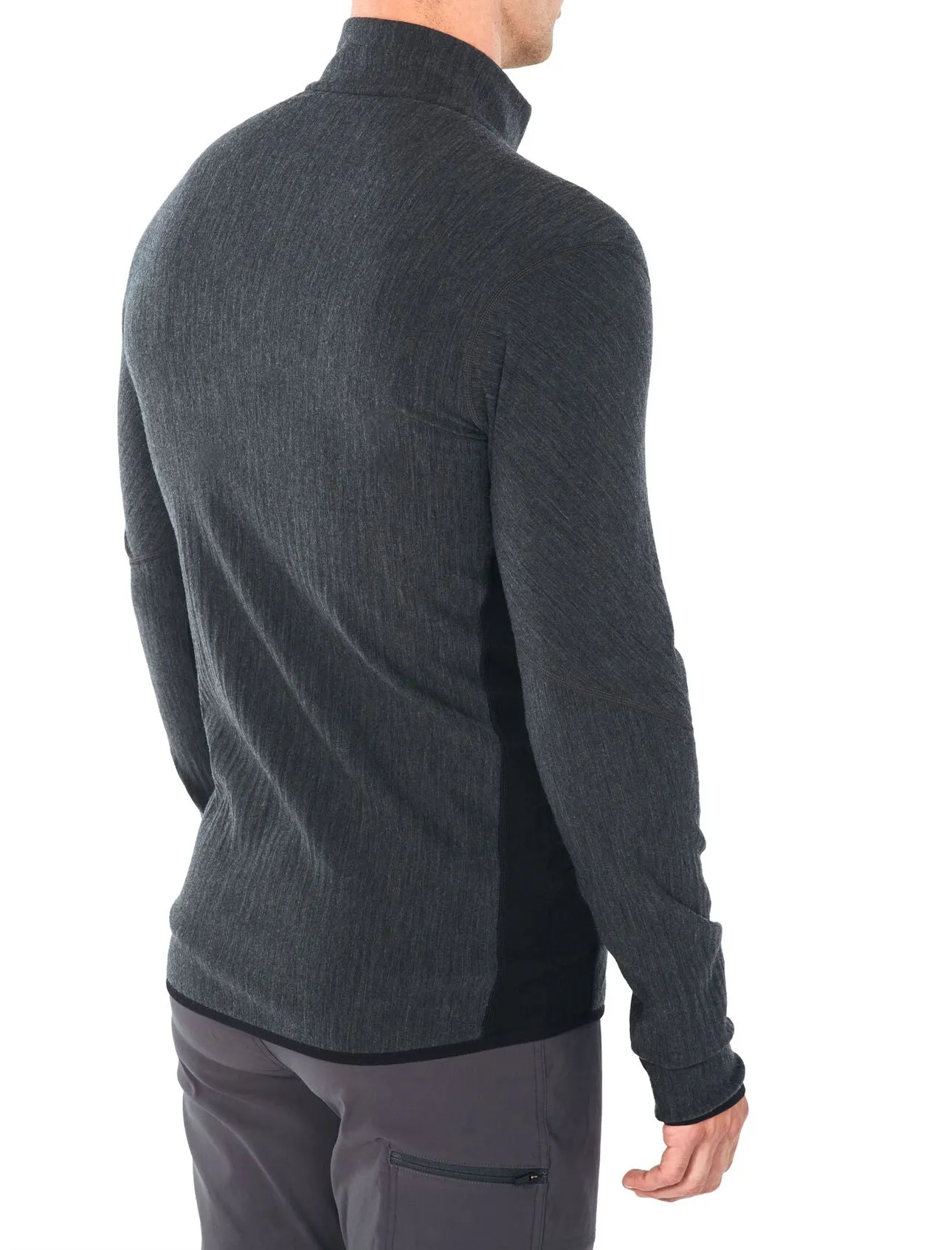 Icebreaker Mens Descender Long Sleeve Zip