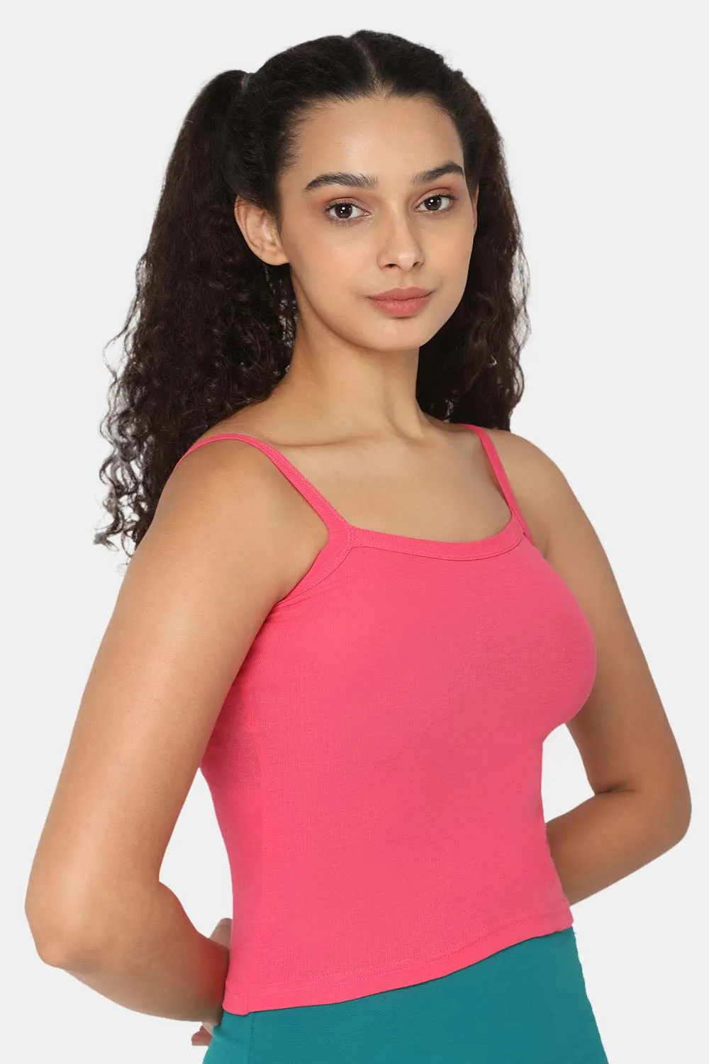 Intimacy Full Coverage 100% Cotton Slip Camisole – IN01 | Non-Padded & Seamless Comfort for Everyday Wear