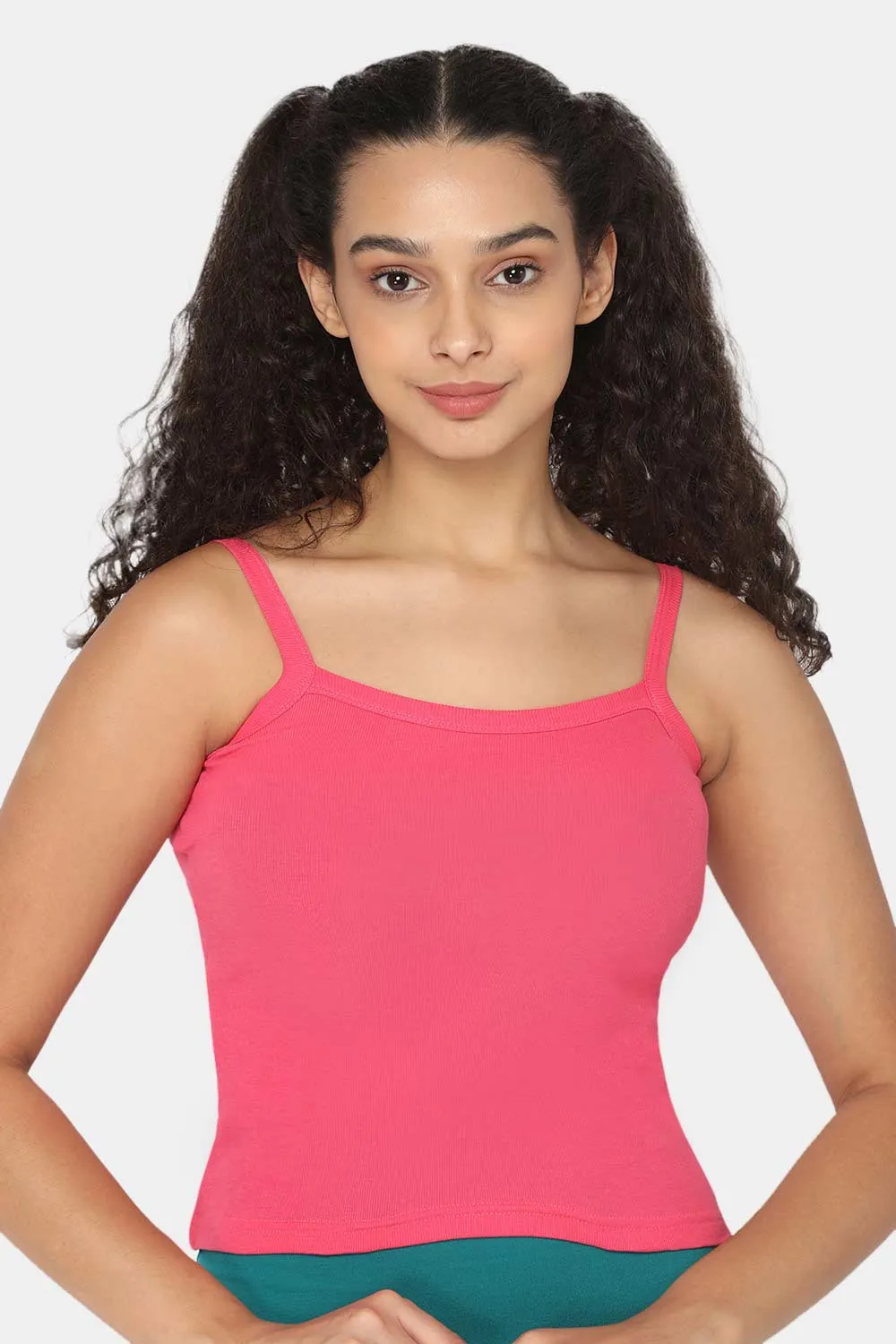 Intimacy Full Coverage 100% Cotton Slip Camisole – IN01 | Non-Padded & Seamless Comfort for Everyday Wear