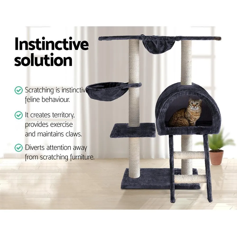 i.Pet Cat Tree 100cm Trees Scratching Post Scratcher Tower Condo House Furniture Wood Feline