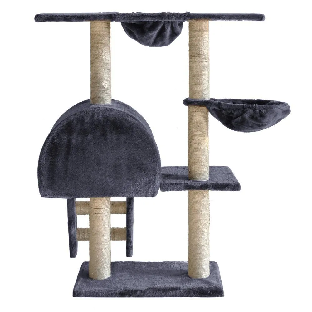 i.Pet Cat Tree 100cm Trees Scratching Post Scratcher Tower Condo House Furniture Wood Feline