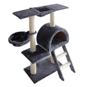 i.Pet Cat Tree 100cm Trees Scratching Post Scratcher Tower Condo House Furniture Wood Feline