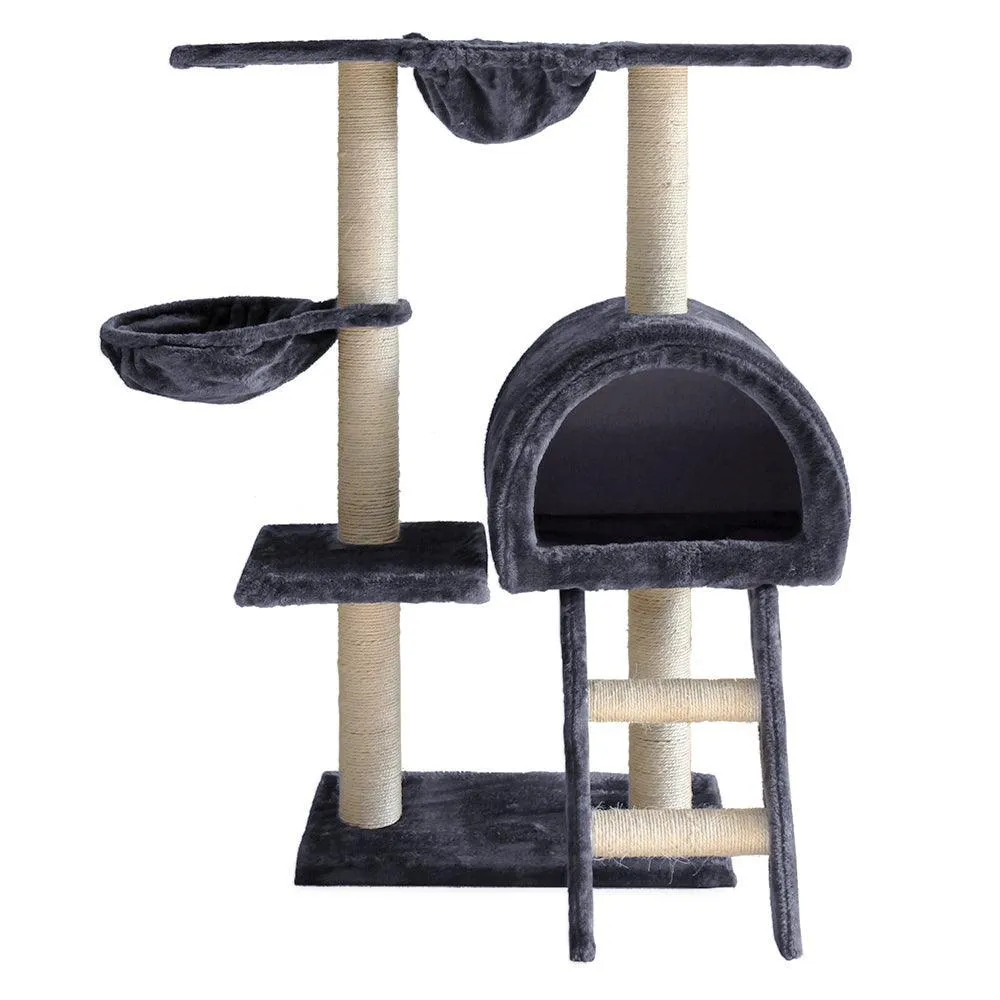 i.Pet Cat Tree 100cm Trees Scratching Post Scratcher Tower Condo House Furniture Wood Feline