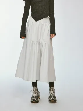 Irregular Gather Stitching Skirt