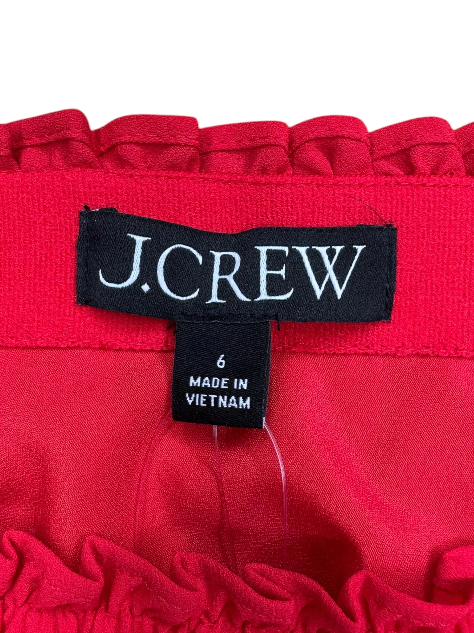 J. Crew NWT Red Maxi Skirt Size 6