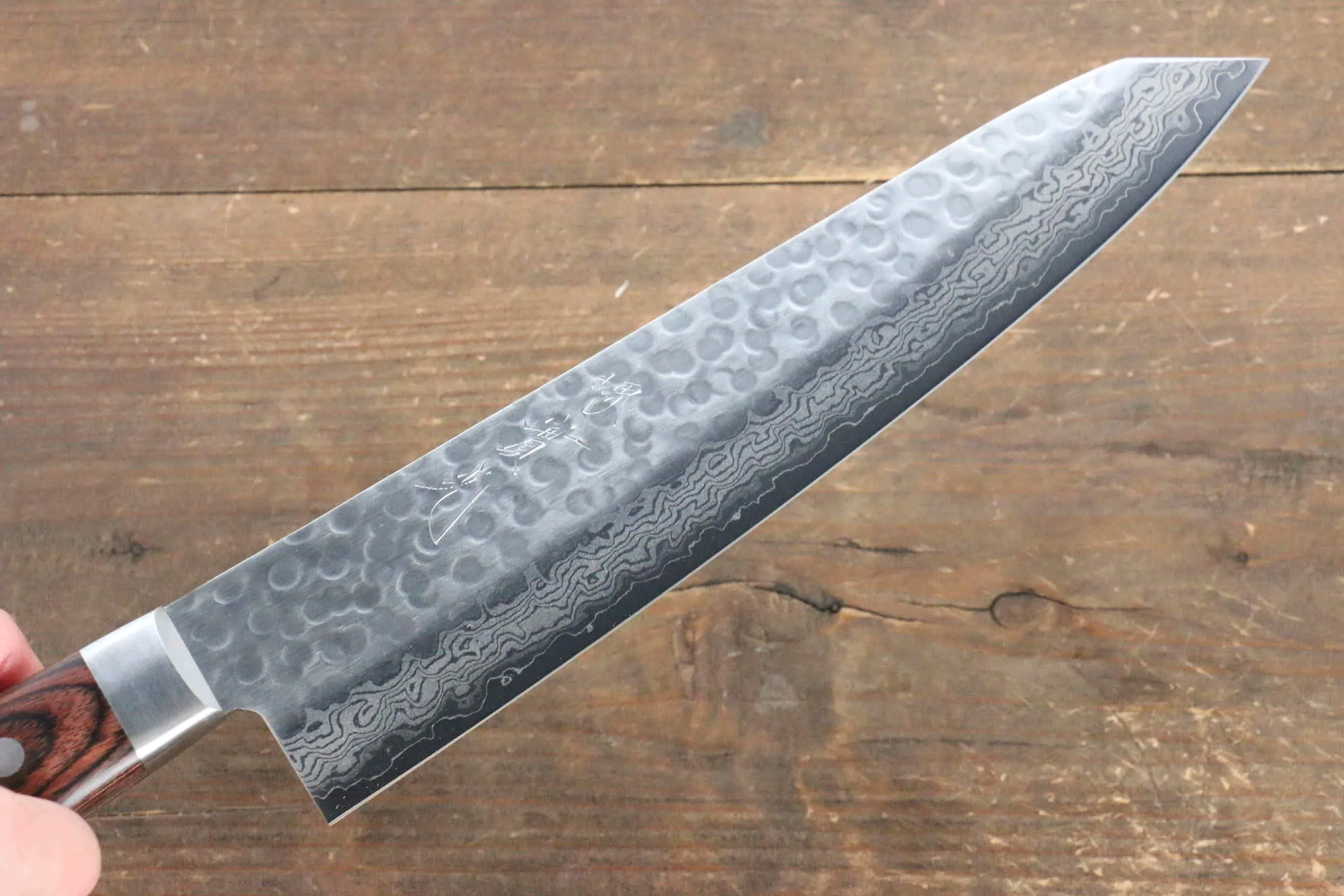 Jikko VG10 17 Layer Kiritsuke Gyuto  230mm Mahogany Handle