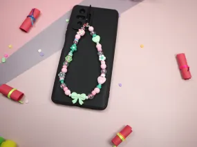 Kamule Pink & Green Phone Charm