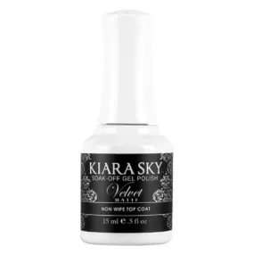 Kiara Sky Gel Velvet Matte Non Wipe Top Coat