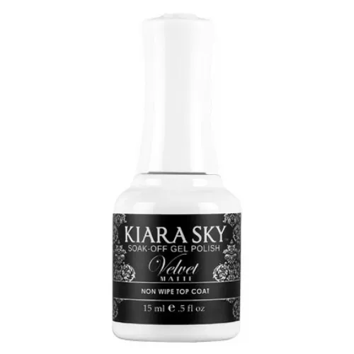 Kiara Sky Gel Velvet Matte Non Wipe Top Coat