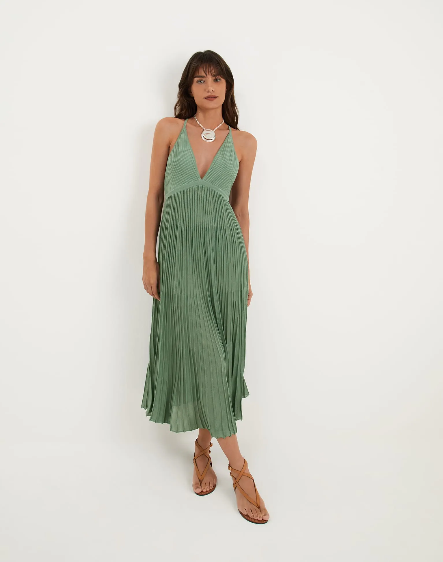 Knit Katia Long Dress - Seaglass