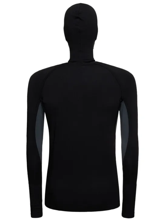 Kusikohc   Stretch tech top w/mask 