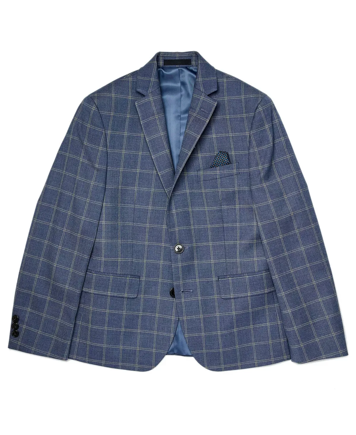 Lauren Ralph Lauren Big Boys Classic-Fit Stretch Windowpane Coat