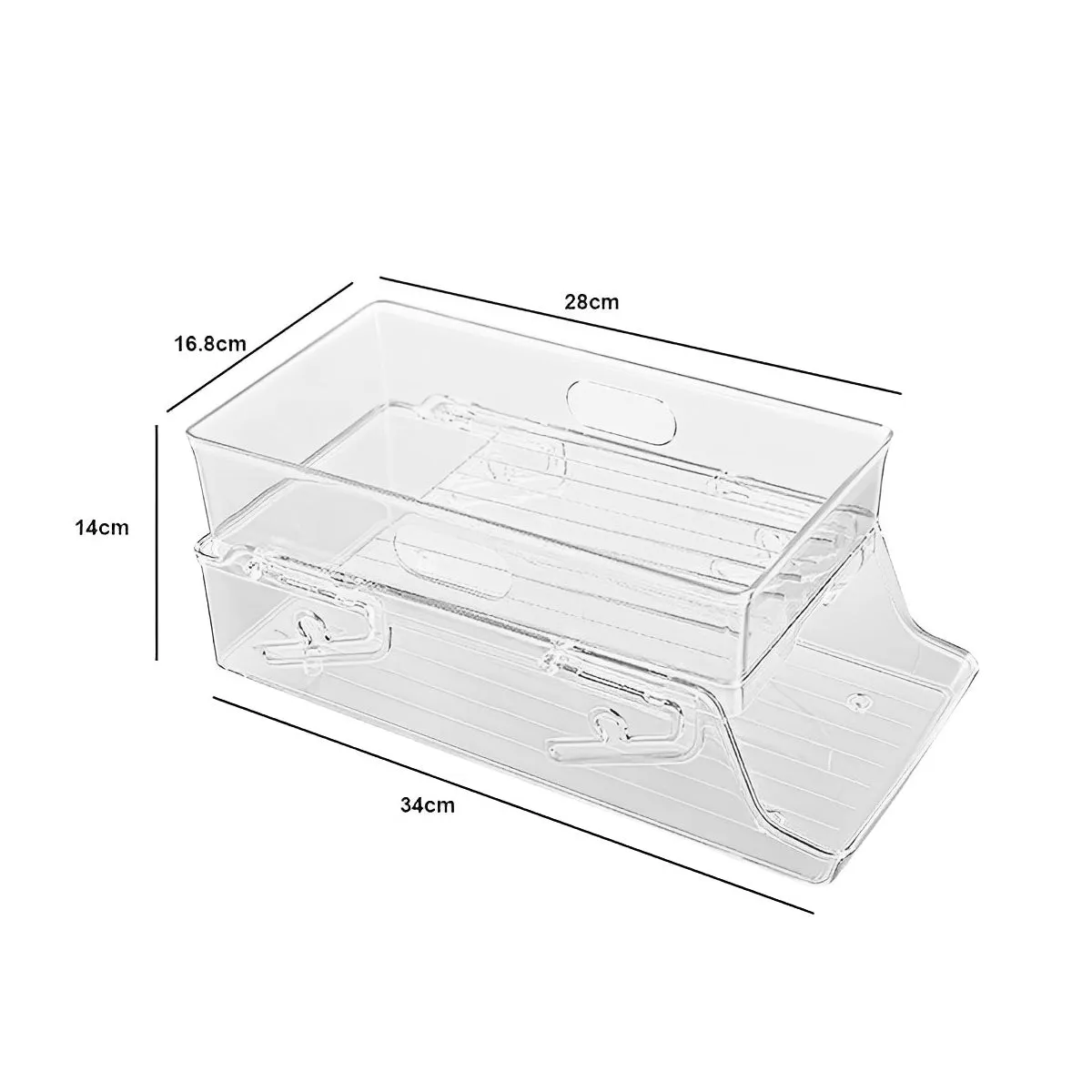 Lifting & Folding Double Layer Can Storage Box