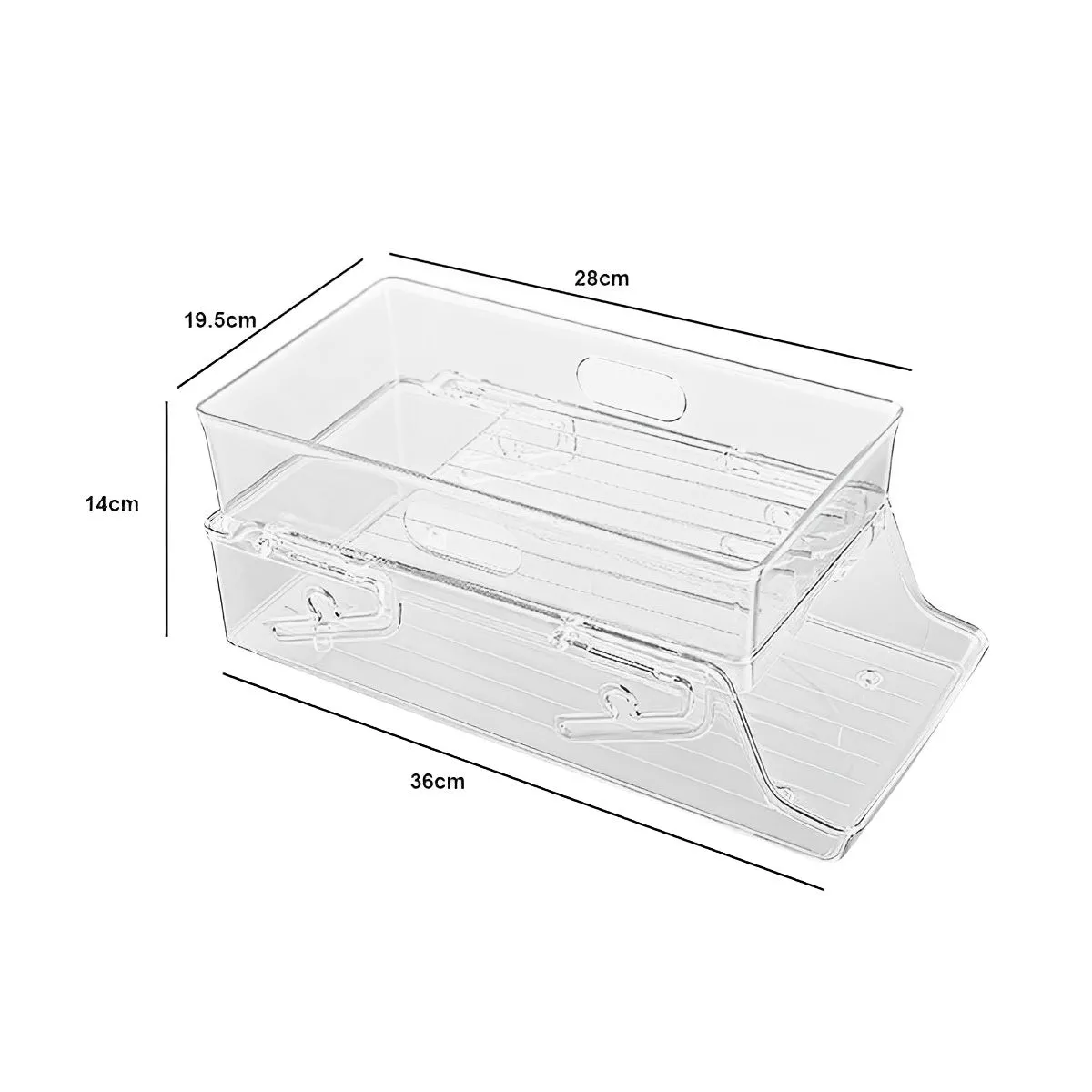 Lifting & Folding Double Layer Can Storage Box