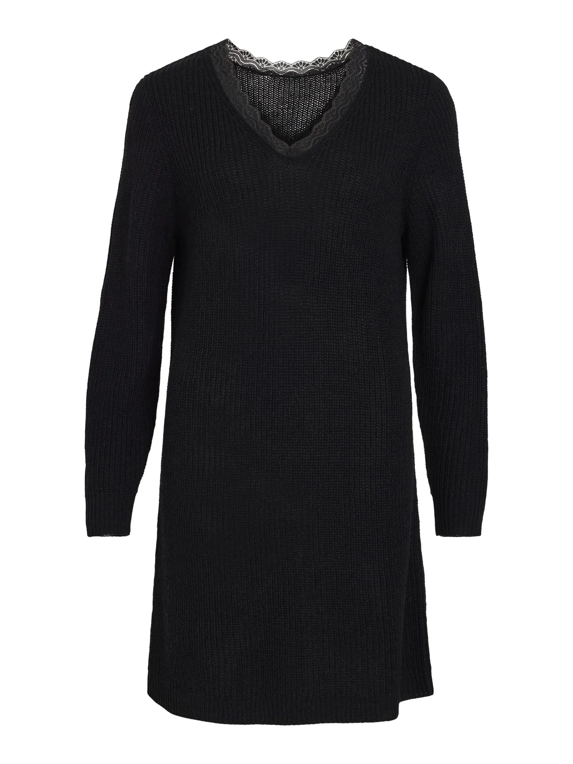 Lourda Mini Knit Dress (Black)