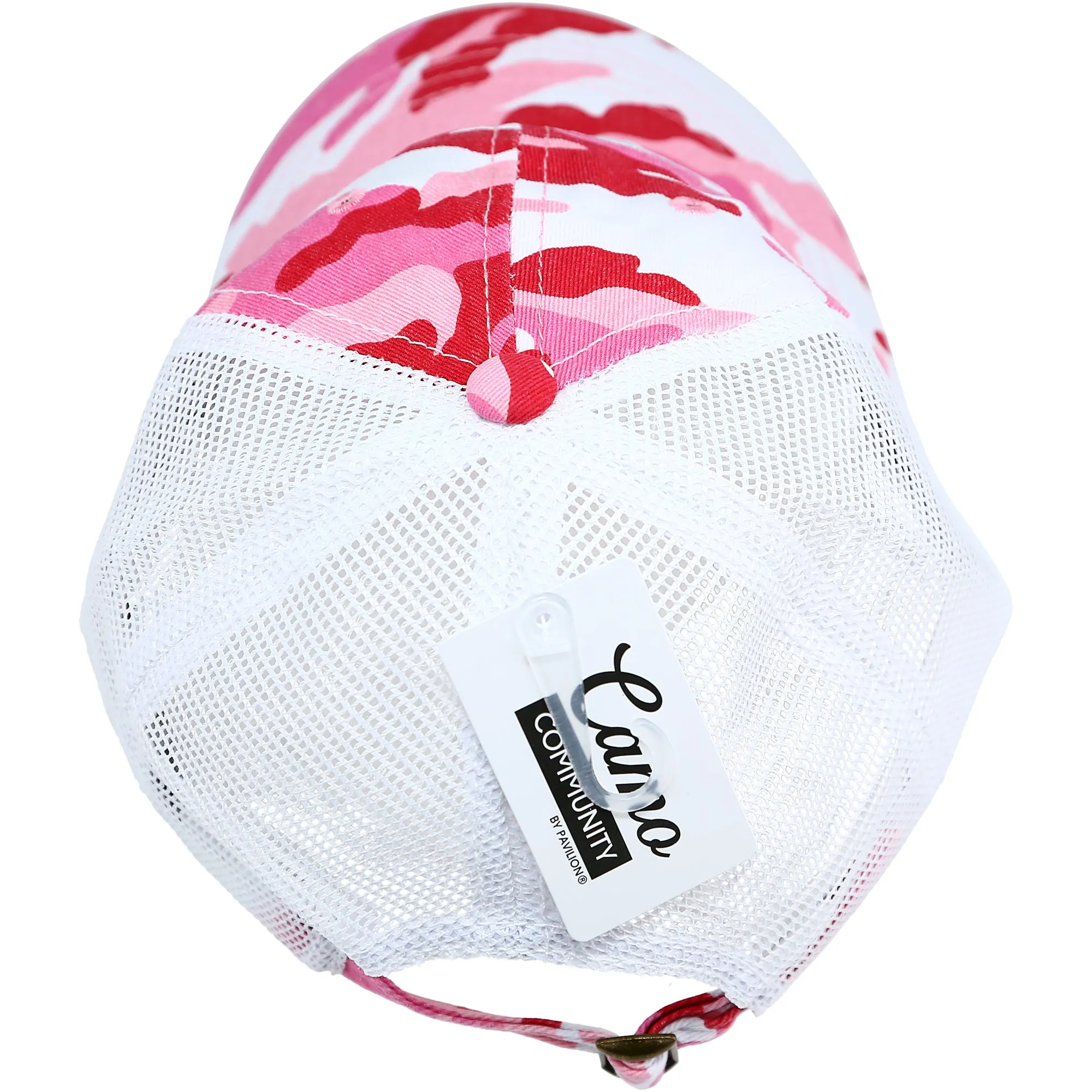 Mama Bear Pink Camo Adjustable Mesh Hat