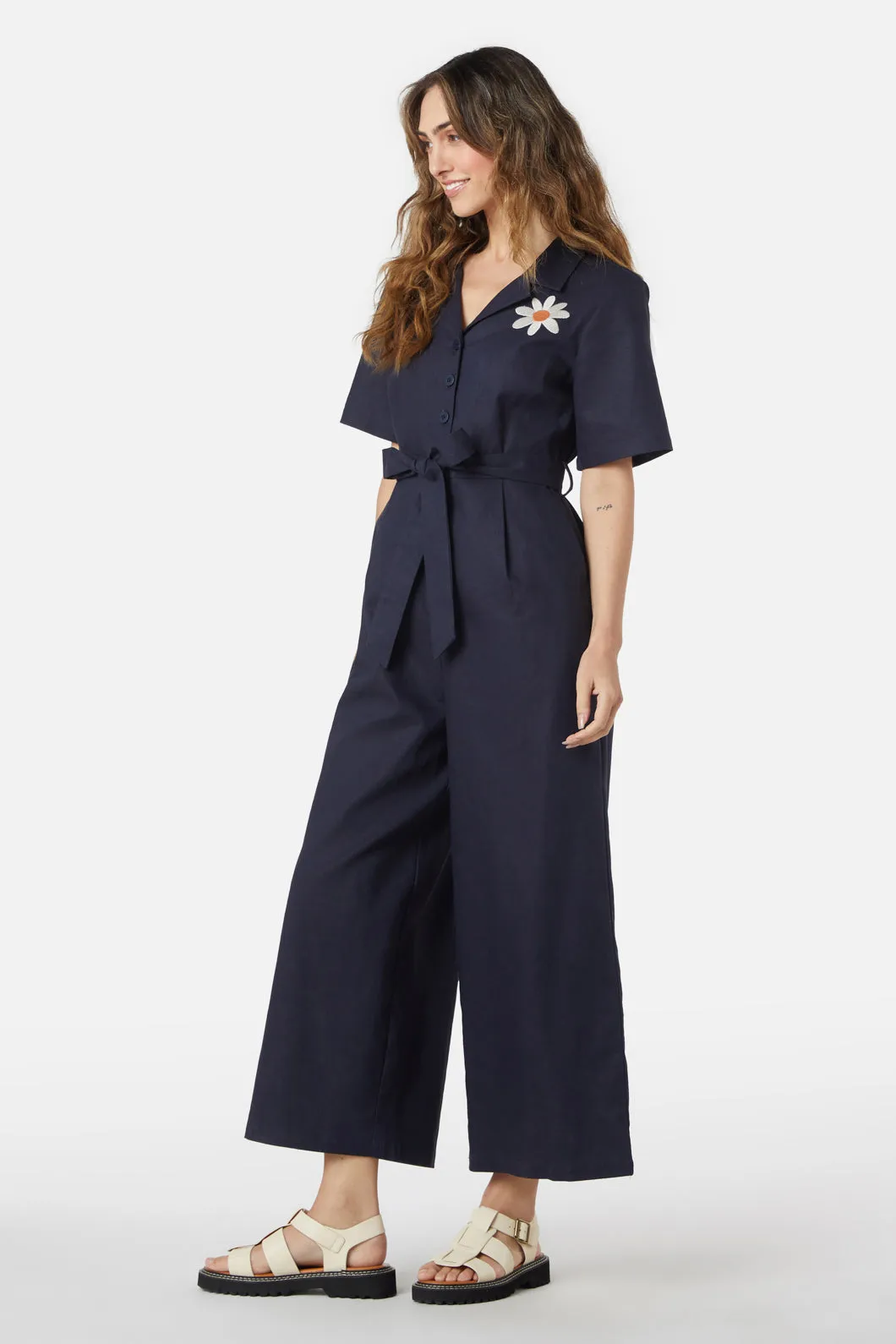 Margo Daisy Emb Jumpsuit