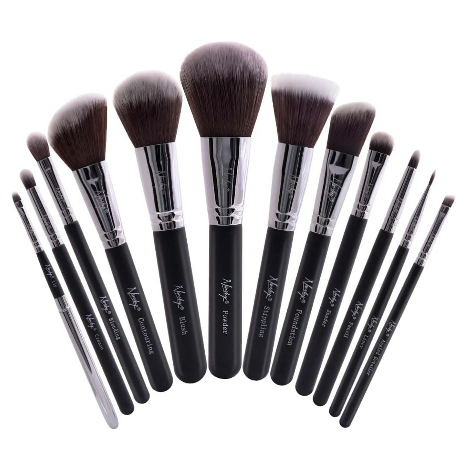 Masterful Collection 12 Piece Makeup Brush Set