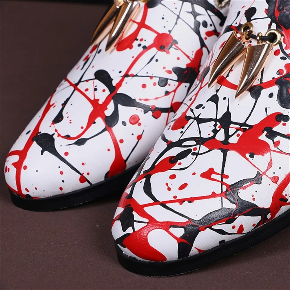 Men Low Heel Slip On Printed Loafer