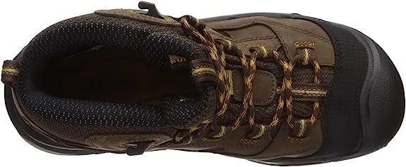 Men's Keen Brown/Tawny Olive Utility WP, EH, SR, Mid Hiker Soft Toe Boot (U.S.A. Built)