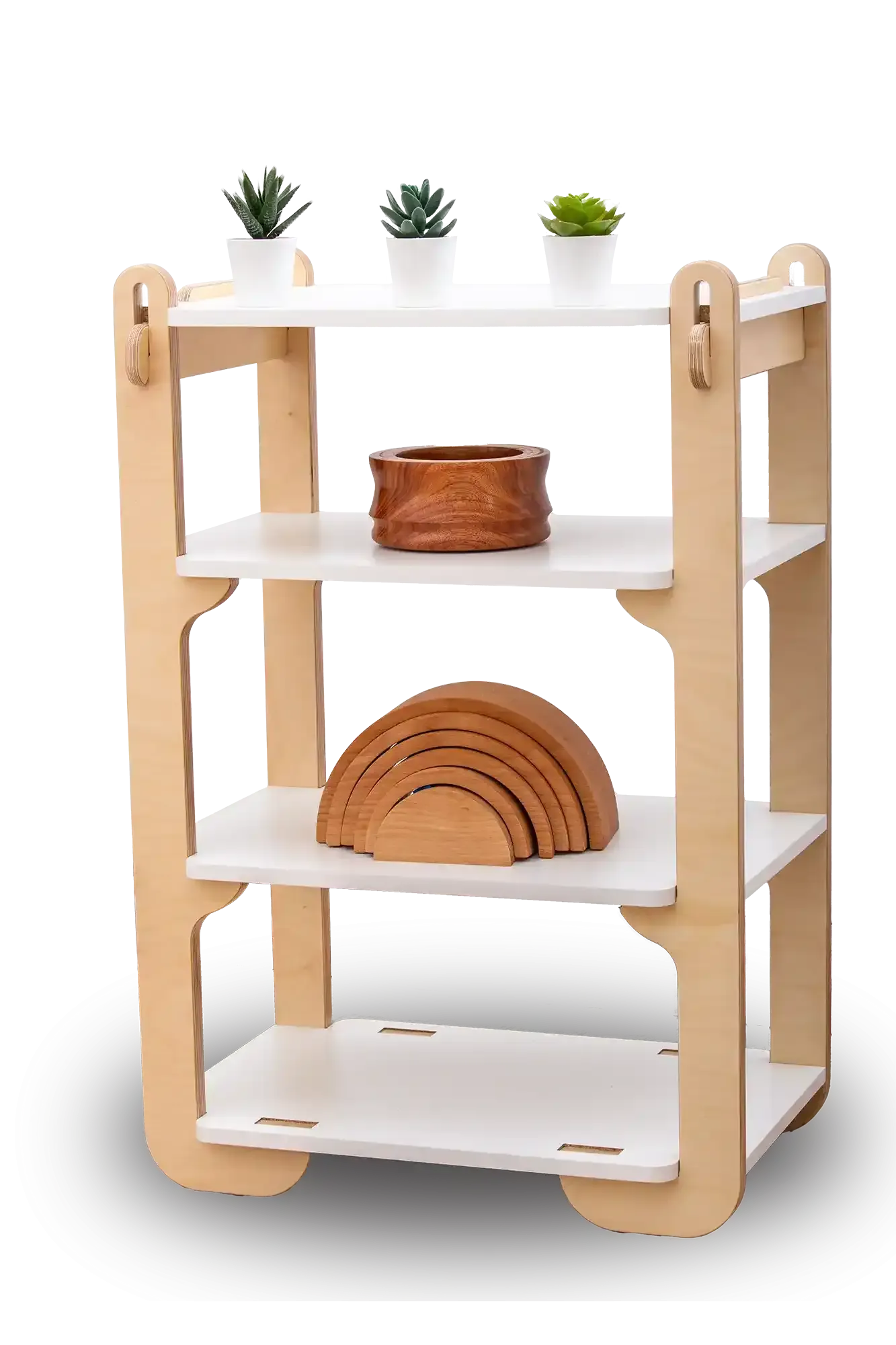 Montessori Wooden Shelf 4-Tier