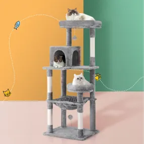 Multi-Level Cat Tree Tower, Sisal Posts, Plush Condo - i.Pet