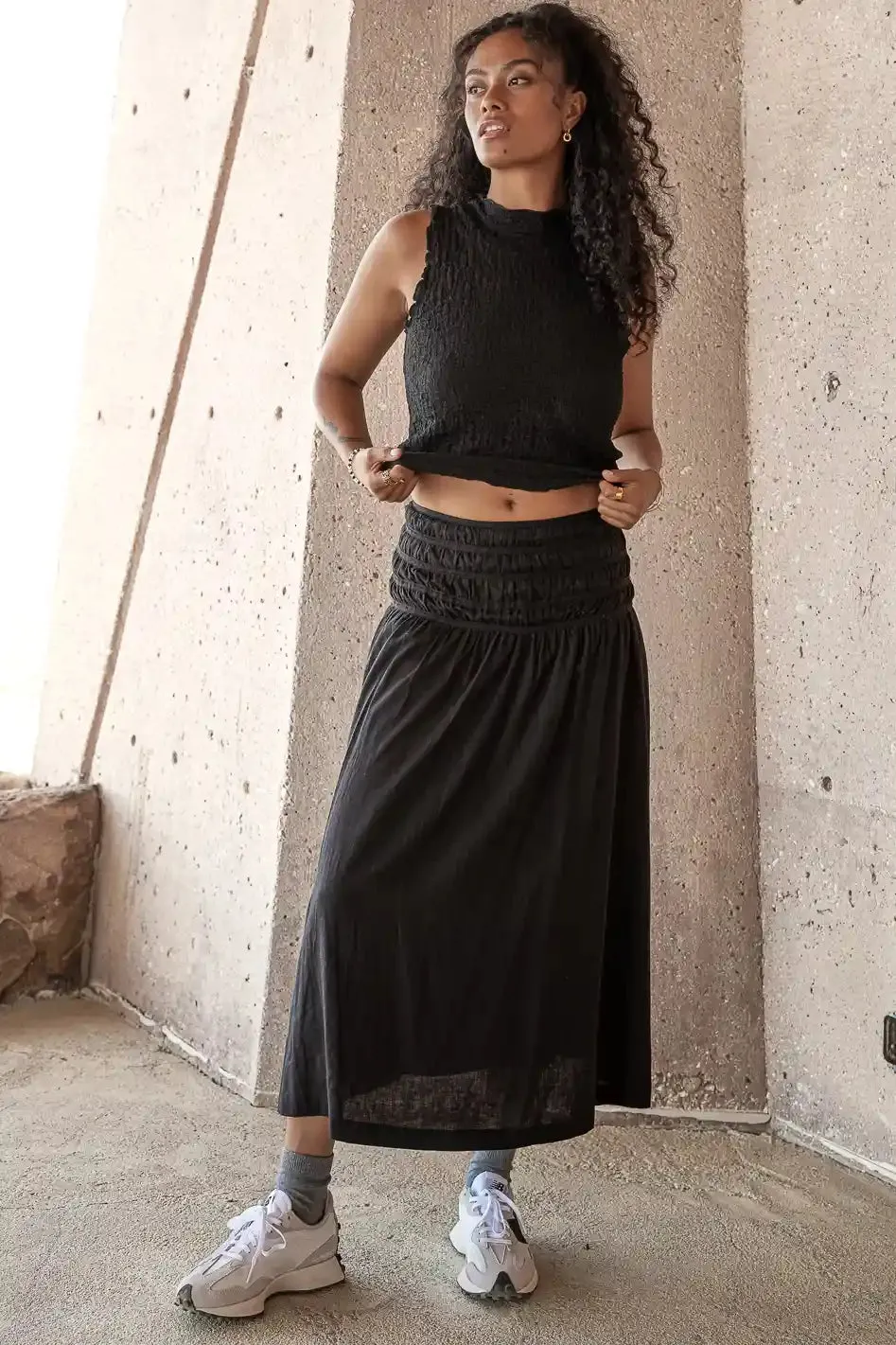 Nyla Skirt in Black - FINAL SALE