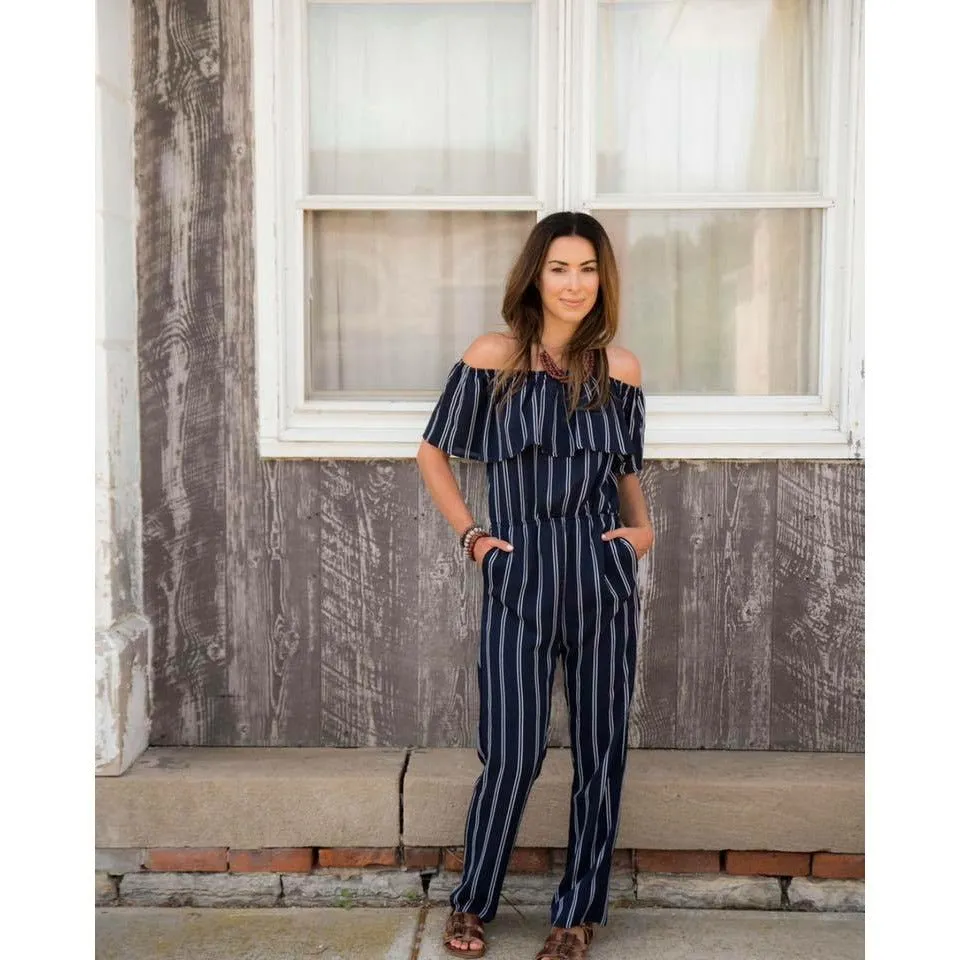 Off the Shoulder Jumpsuit