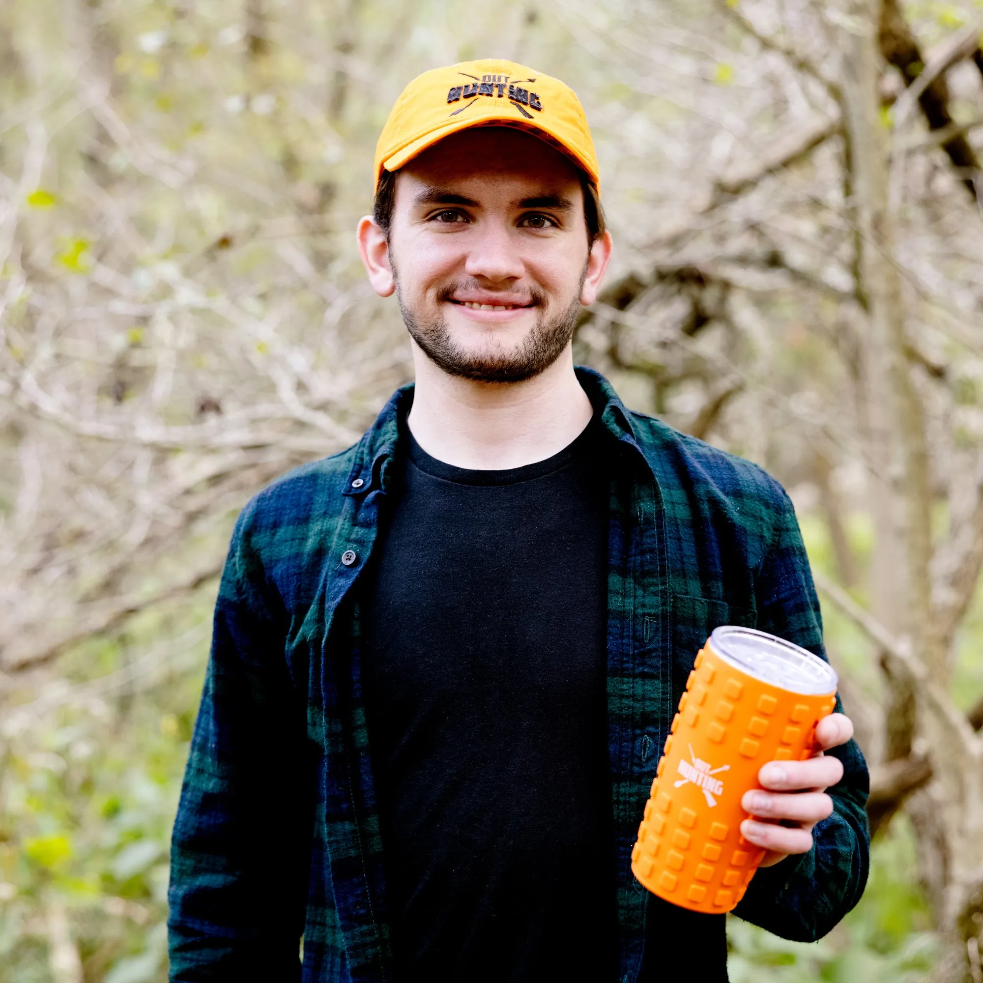 Out Hunting Orange Adjustable Hat