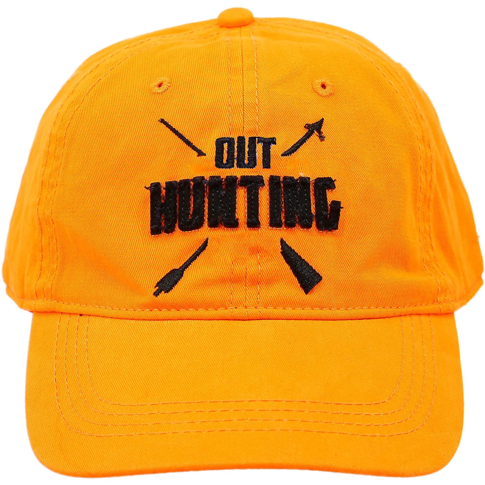 Out Hunting Orange Adjustable Hat