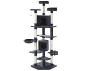 Pet Cat Tree Tower Condo House 203cm