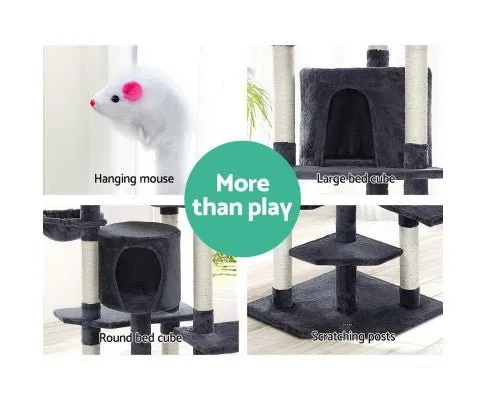 Pet Cat Tree Tower Condo House 203cm